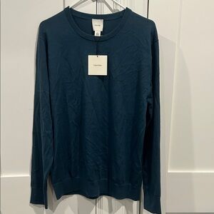 NWT  Men's CALVIN KLEIN Crewneck Sweater - Insignia Blue size LARGE